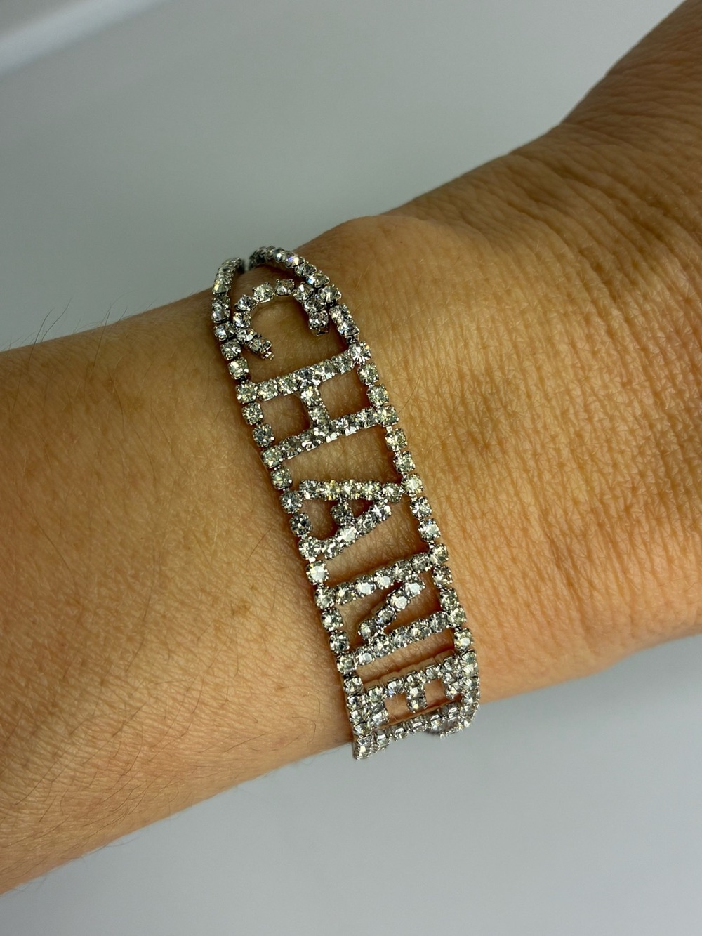 Vintage Crystal Bracelet - Silver Sparkle